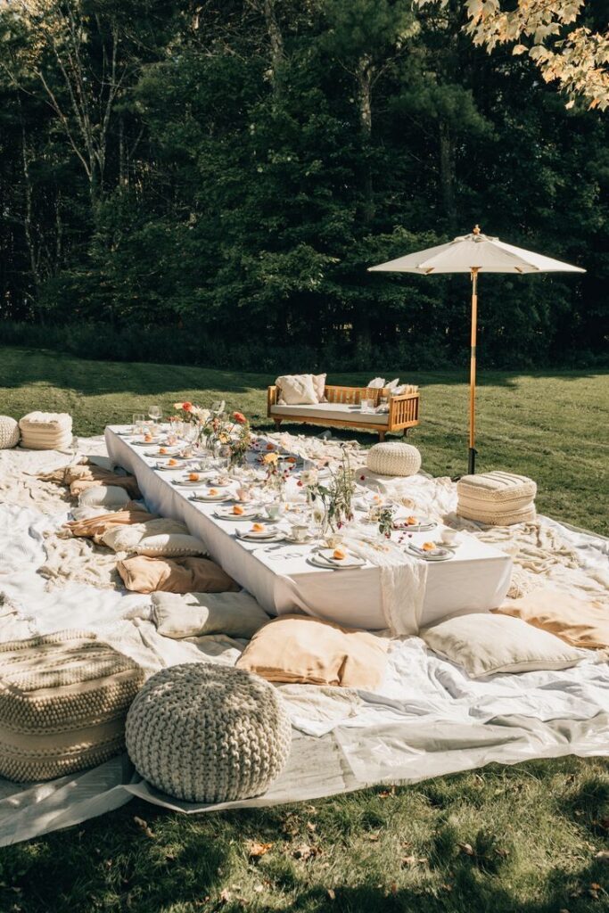 Lõõgastav boho piknik
