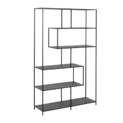 Must metallist riiul H185/L114