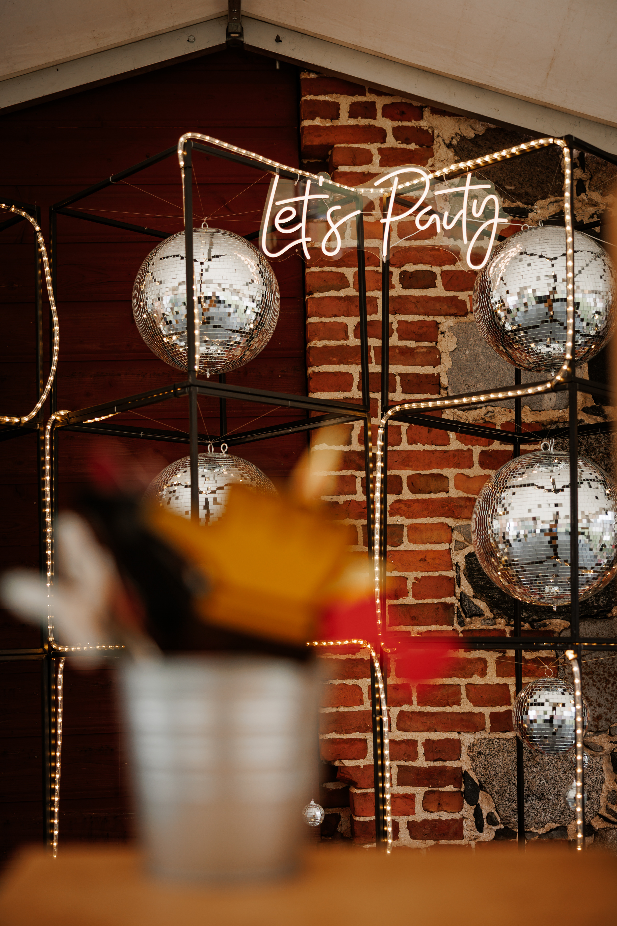 Diskopallidega fotoseina rent