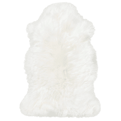 Lambavilla vaip valge