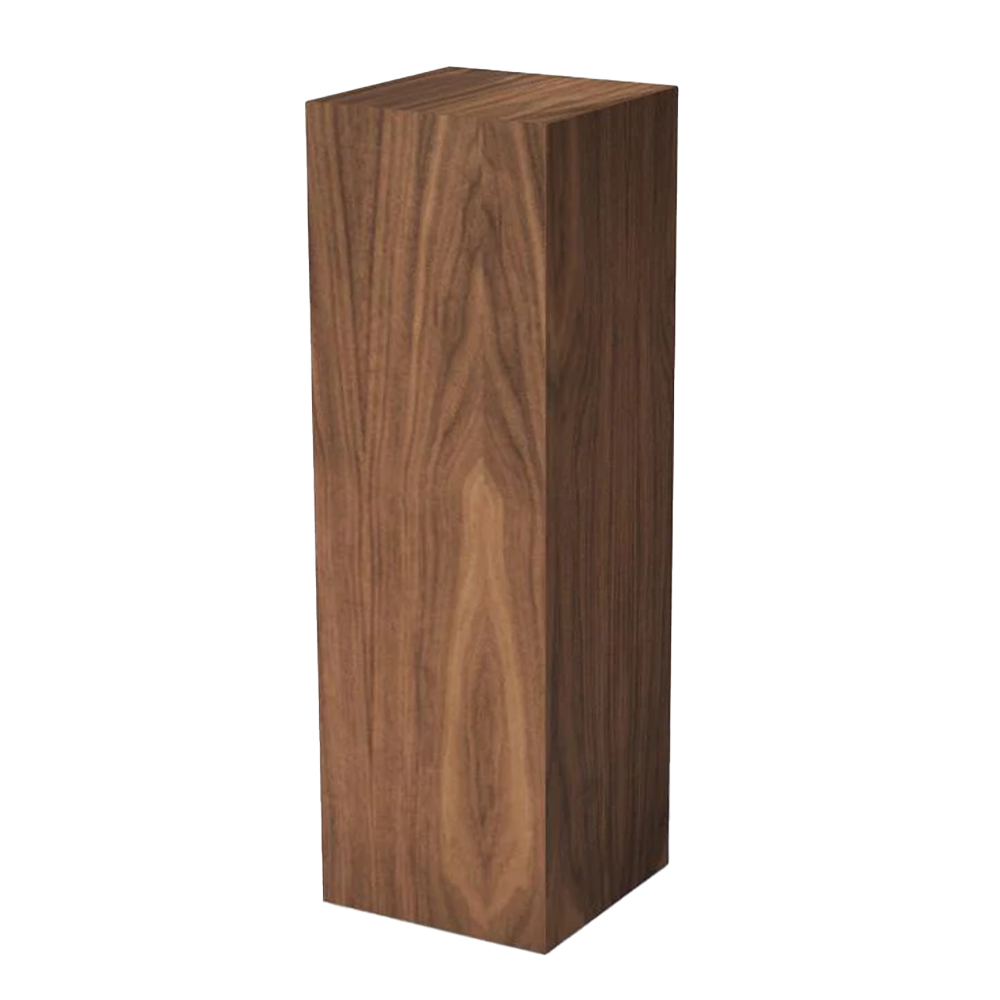 Pruun puidust postamendi rent kõrgusega 110cm