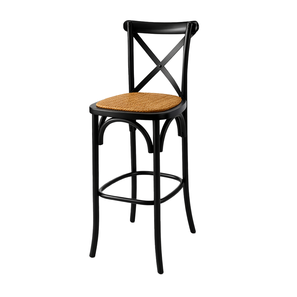 Musta rotangist baaritooli rent sinu ürituseks