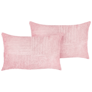 Roosa patjade komplekt 30x50